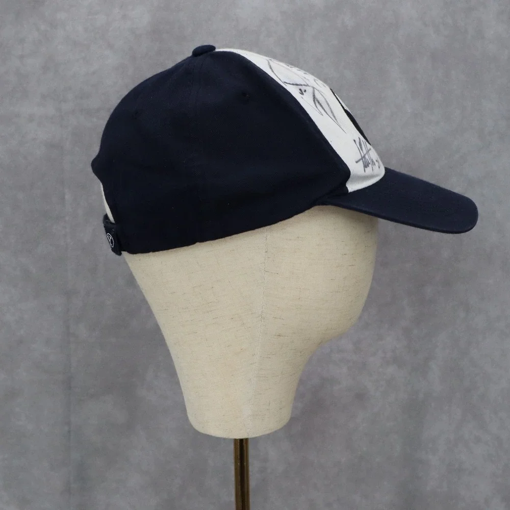 BYU‎ Flat Bill Autographed Navy Adjustable Fan Athletic Cotton Baseball Cap Hat